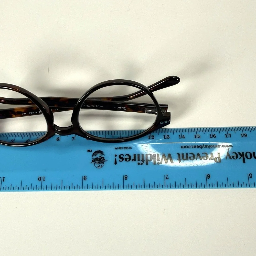 Ray-Ban 5193‎ 2005 Eyeglasses Frame Only 50-21-140 Brown Tortoise Shell Round